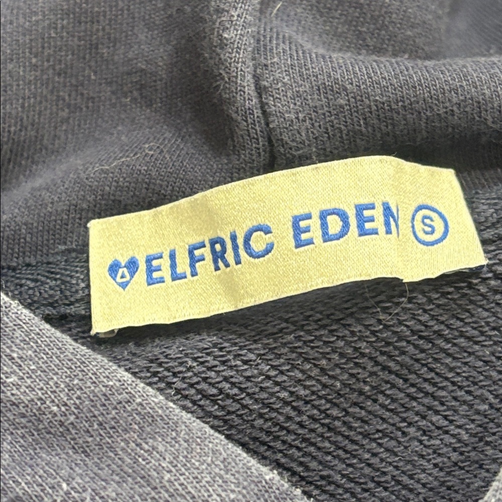 Elfric Eden ARC Graphic Hoodie Navy Blue Pullover Streetwear Women’s S - Picture 5 of 7